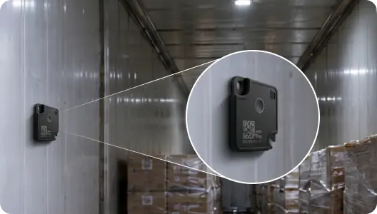 Install GPS and pair sensors inside the trailer